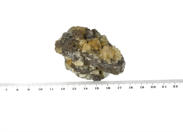 grey calcite - size