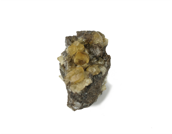 grey calcite - front view