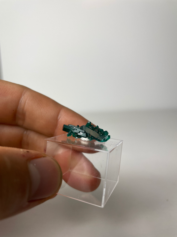 dioptase mineral - front view